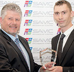 Fanie van Biljon from VUT received the SAIMC Student of the Year award.
